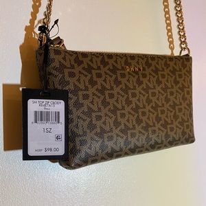 DKNY Small top zip cross body purse